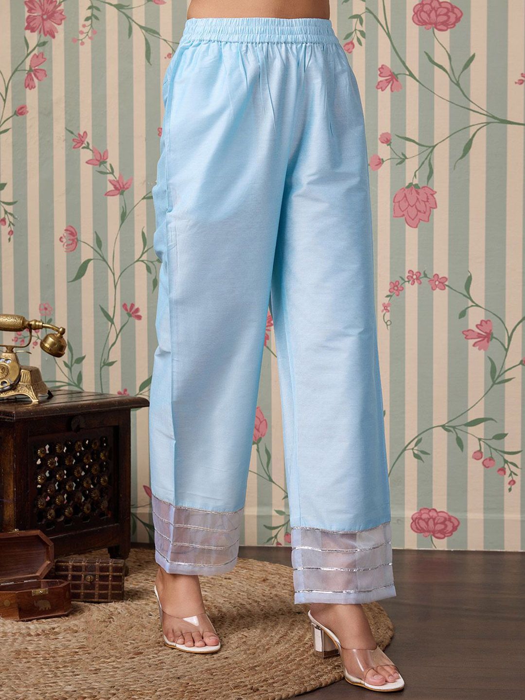 Ode by House of Pataudi Regular Kurta with Trousers - Distacart