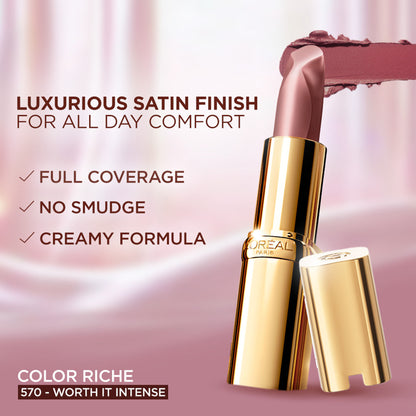 L'Oreal Paris Lip Combo That'S So Worth It - Infallible Matte Resistance & Color Riche Satin - Dista