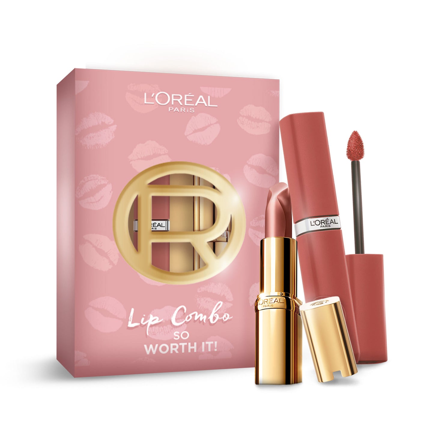 L'Oreal Paris Lip Combo That'S So Worth It - Infallible Matte Resistance & Color Riche Satin - Dista