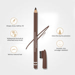 Thumbnail for Miss Claire Waterproof Eyebrow Pencil - 02 Dark Brown