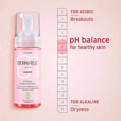 Dermafique pH Restore Foaming Mousse - Dista