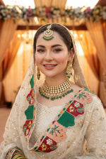 Thumbnail for Anaita Beige Georgette Stitched Suit With Embroidery & Sequence Work - Distacart