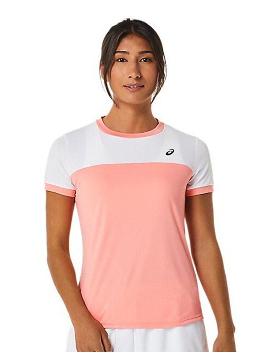 ASICS Court SS Colourblocked Short Sleeved T-Shirt - Distacart