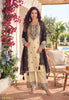 Anaita White & Black Cotton Unstitched Suit with Embroidery Patch Work - Dista