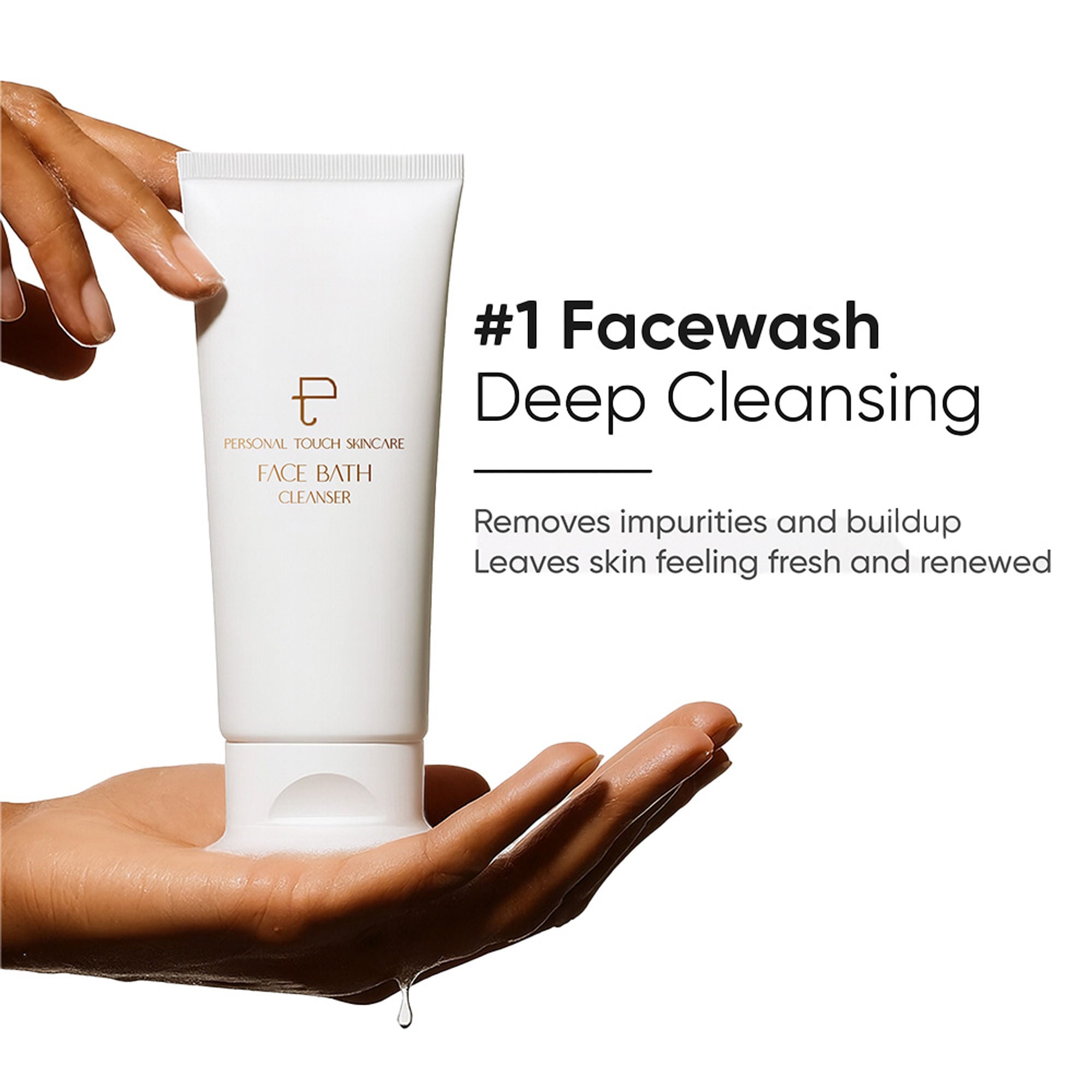 Personal Touch Facebath Deep Cleansing Milk Peptides Facewash With Niacinamide & Salicylic Acid