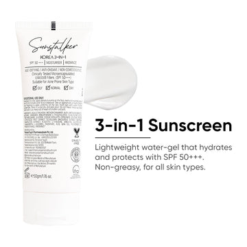 Personal Touch Sunstalker Korea Aqua Gel Sunscreen SPF 50 PA +++ For Oily, Dry & Normal Skin