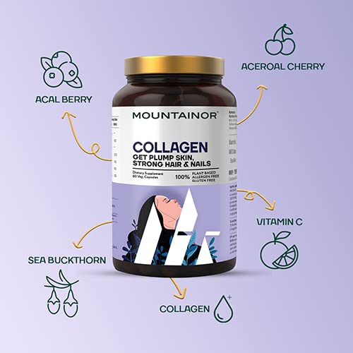 Mountainor Plant-Based Collagen Builder Capsules - Distacart