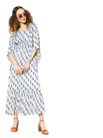 Thumbnail for Juniper Women's Women Beautiful Grey Checked Tiered Dress - Distacart