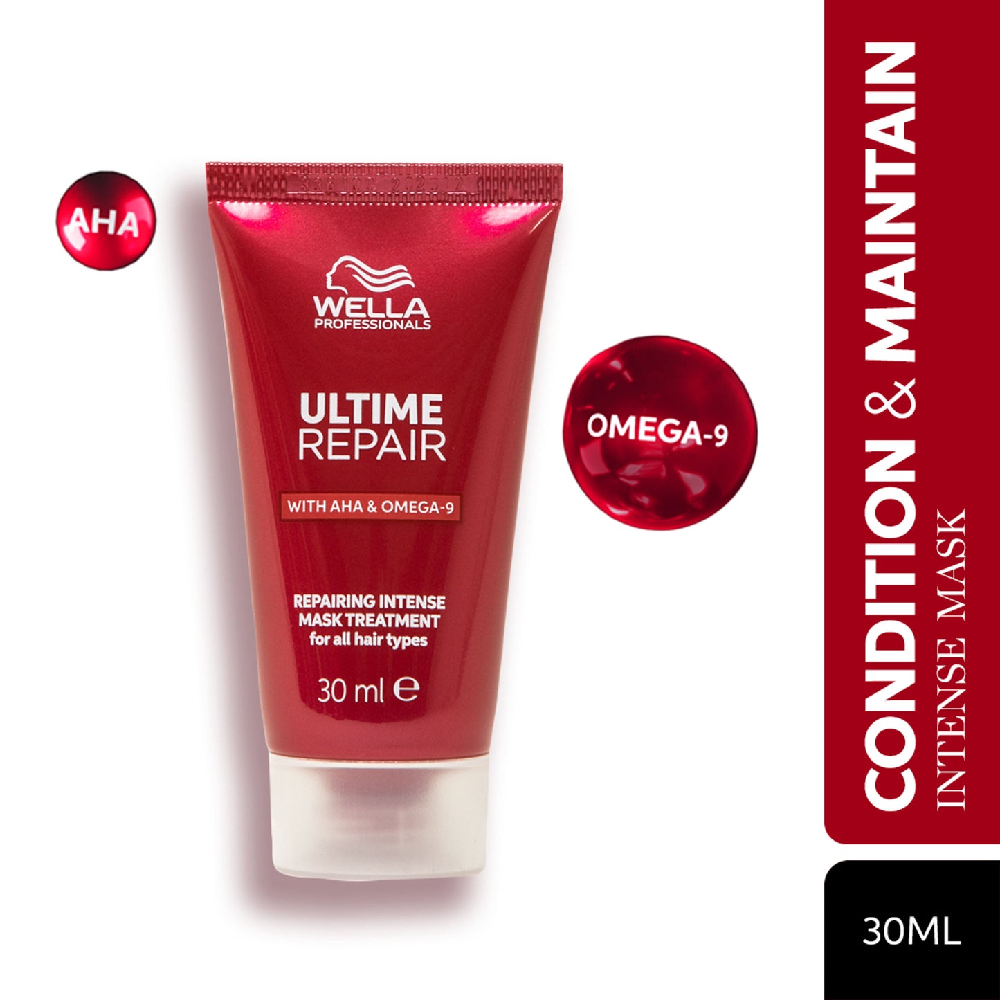 Wella Professionals Ultime Repair Intense Mask Mini with AHA & Omega-9 - 30ml