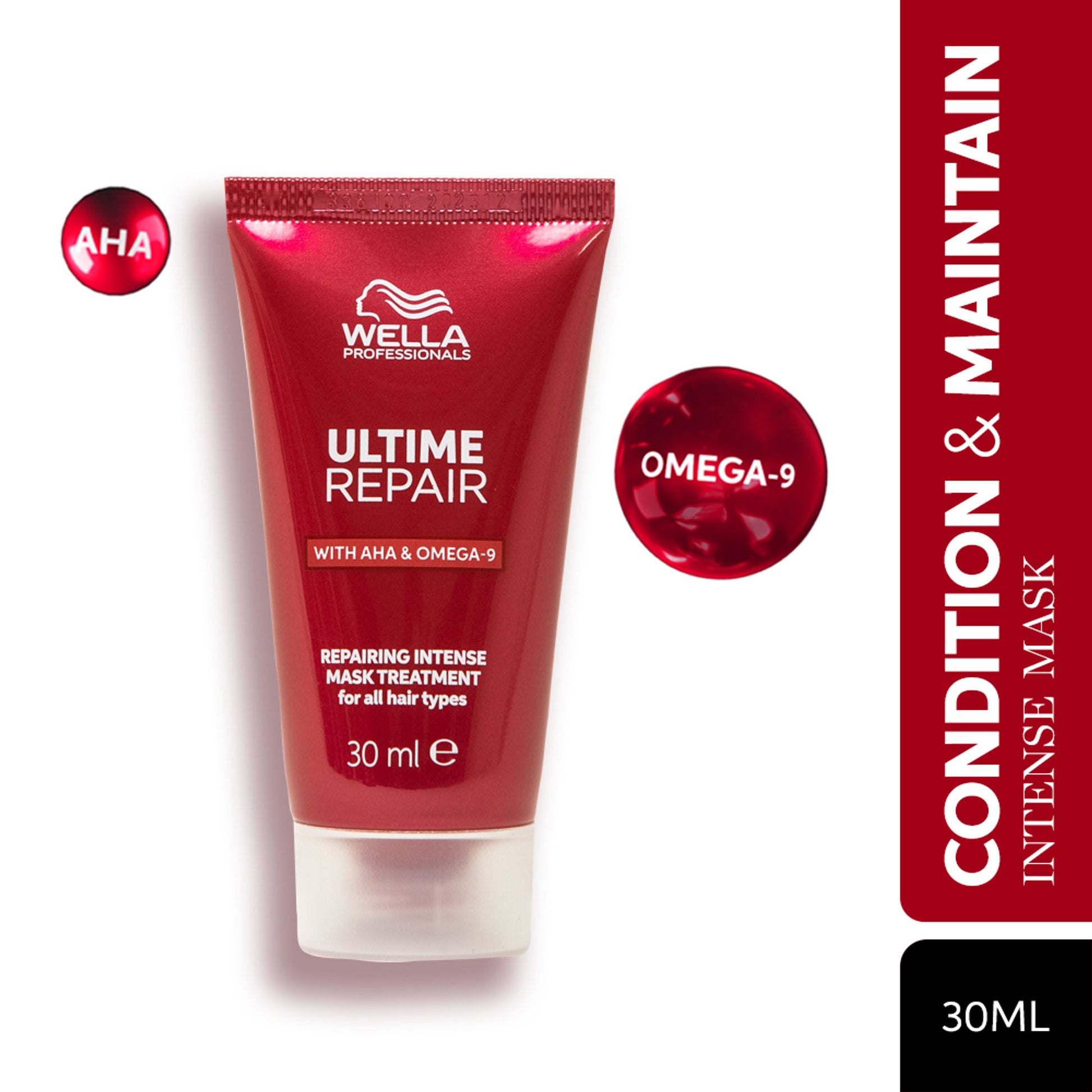 Wella Professionals Ultime Repair Intense Mask Mini with AHA & Omega-9 - 30ml