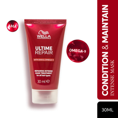 Wella Professionals Ultime Repair Intense Mask Mini with AHA & Omega-9 - 30ml