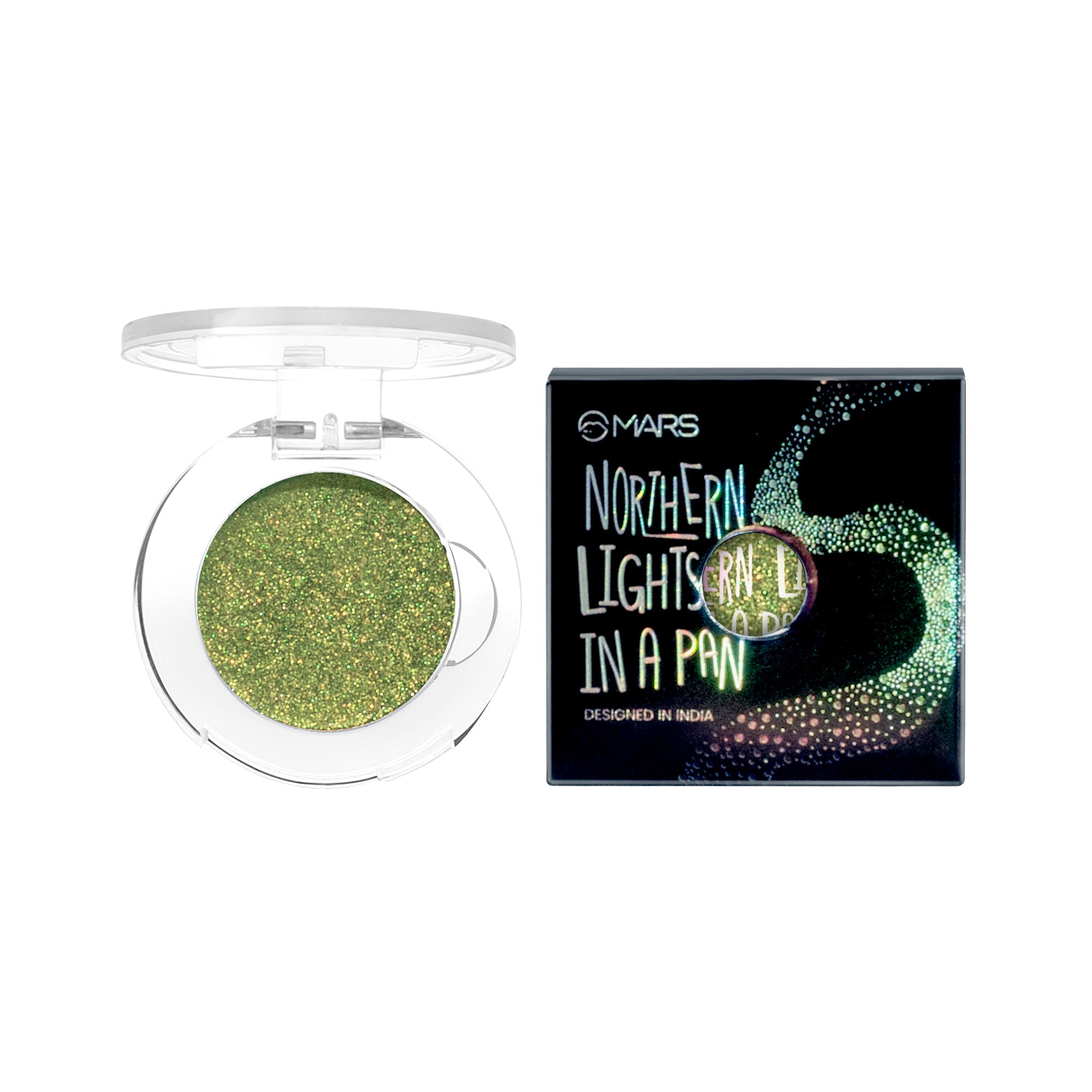 MARS Cosmetics Northern Lights In A Pan Eyeshadow Palette - 02 Norwegian Nights - Distacart