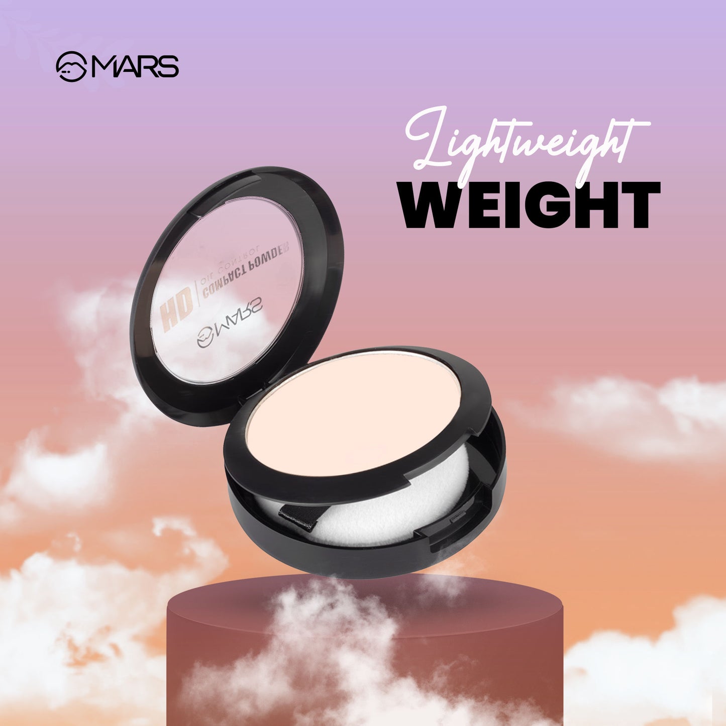 MARS Cosmetics HD Mattifying Compact Powder - 03-Butter Scotch - Distacart
