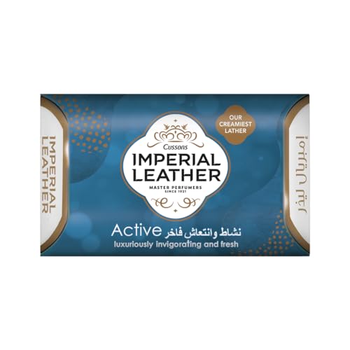 Cussons Imperial Leather Soap 175 g Active bathing bar, rich creamy lather, long-lasting fragrance