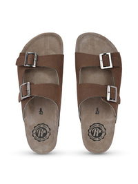 Thumbnail for Roadster The Lifestyle Co. Men Brown Slip-On Comfort Sandals