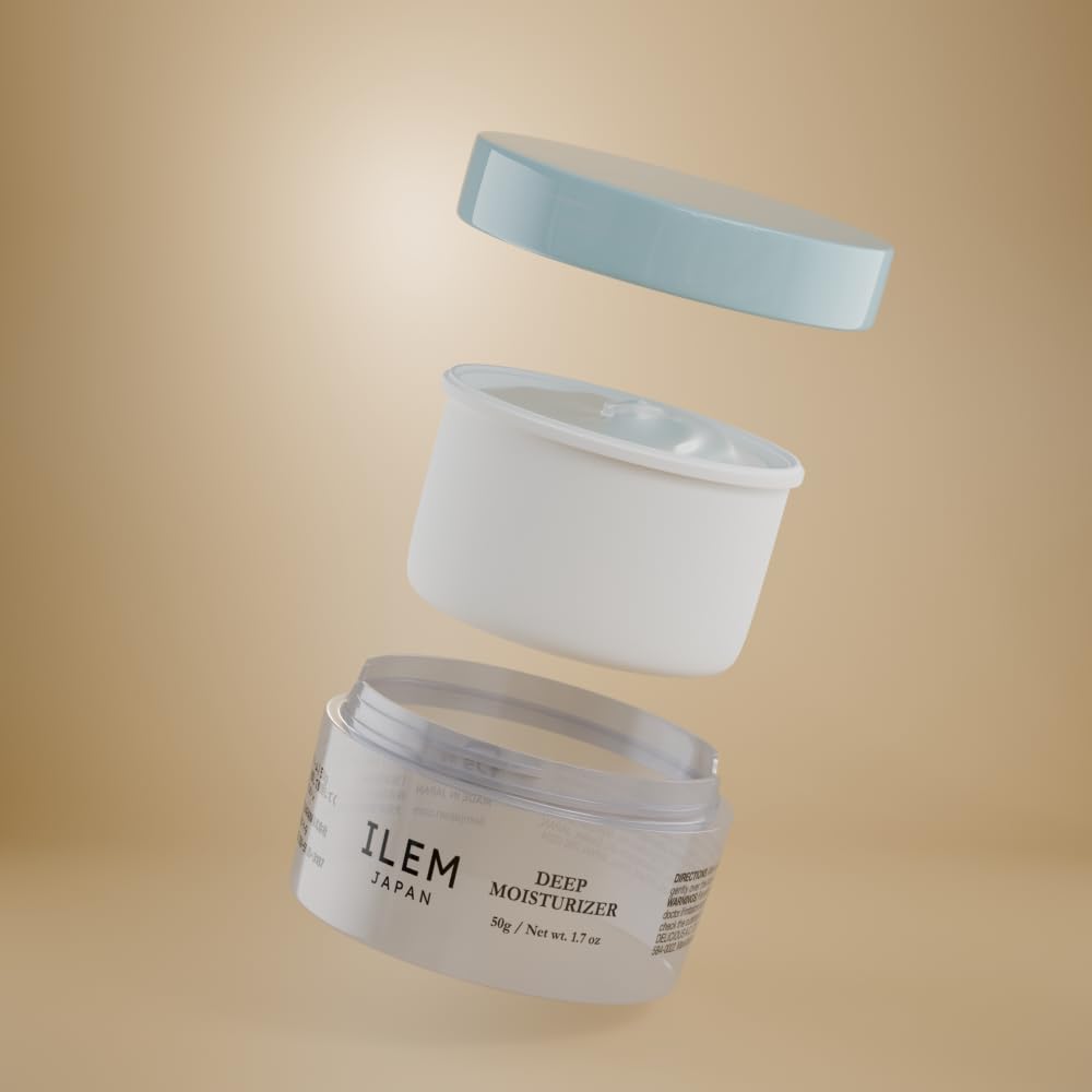 LEM JAPAN Deep Moisturizer Refill Pod 50g | Shea Butter + Ceramides | Refill Pack | Made in Japan