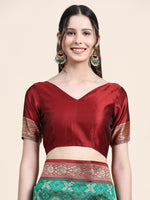Thumbnail for Vedant Vastram Patola Design KanchiPuram Silk Saree For Women - Green - Distacart