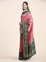 Thumbnail for Vedant Vastram Patola Design KanchiPuram Silk Saree For Women - Pink - Distacart