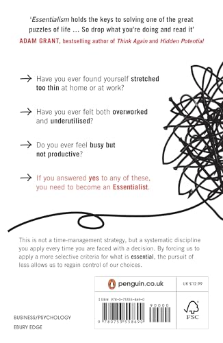 Essentialism: The Disciplined Pursuit of Less
