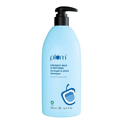 Plum Coconut Milk & Peptides Shampoo For Soft, Shiny Hair - Distacart