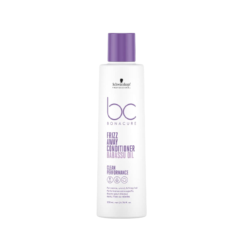 Schwarzkopf Professional Bonacure Frizz Away Conditioner with Babassu Oil - Purple - Distacart