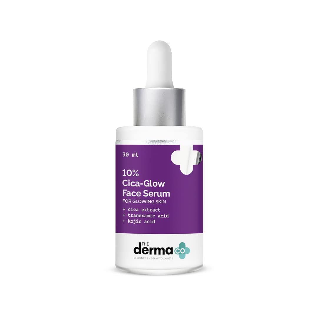The Derma Co 10% Cica-Glow Face Serum for Glowing Skin - Distacart