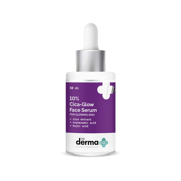 The Derma Co 10% Cica-Glow Face Serum for Glowing Skin - Distacart
