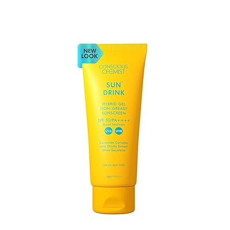 Conscious Chemist Sun Drink Sunscreen Gel SPF 50 - Distacart