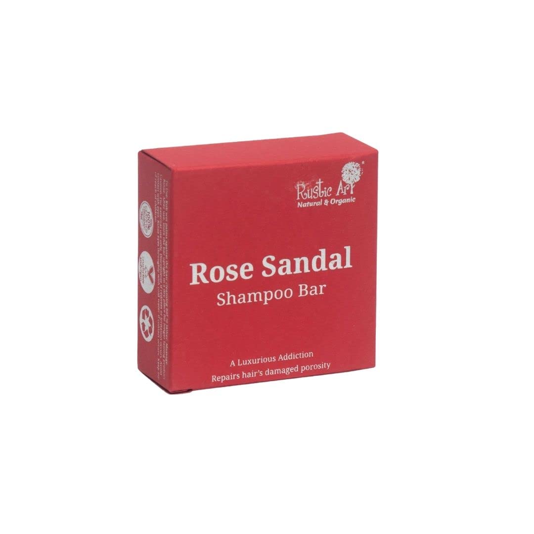 Rustic Art Rose Sandal Hair Cleansing Bar - Distacart