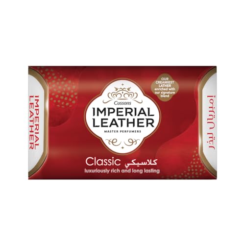 Cussons Imperial Leather Soap 125 g Classic bathing bar, rich creamy lather, long-lasting fragrance,