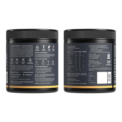 Nutrabay Gold Micronised Creatine Monohydrate Powder 3000 mg Creatine per Serving, NABL Lab Tested – Increases Muscle Mass, Strength & Power – Pre/Post Workout Supplement – 120g, Cola
