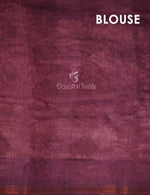 Thumbnail for Baby Pink Colour Block Print Design Semi Chanderi Saree By Gayathri Reddy Designer Studio - Distacart