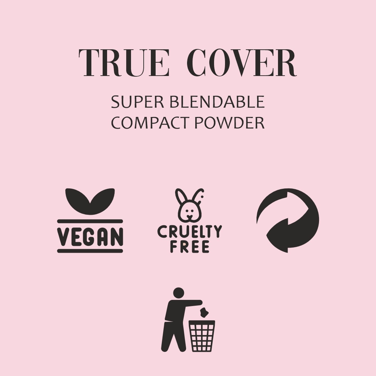 Matt Look True Cover Super Blendable Compact Powder - Golden Sand - Distacart