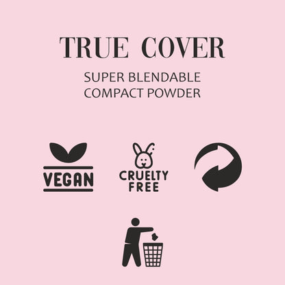 Matt Look True Cover Super Blendable Compact Powder - Almond Beige - Distacart