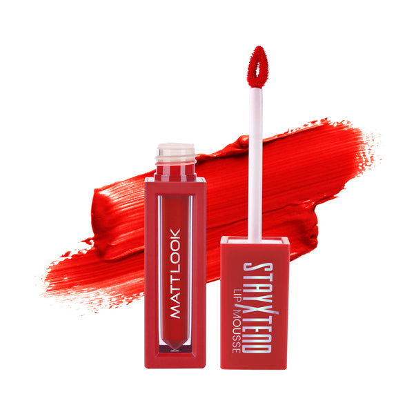 Matt Look Stayxtend Lip Mousse - Red In Bag
