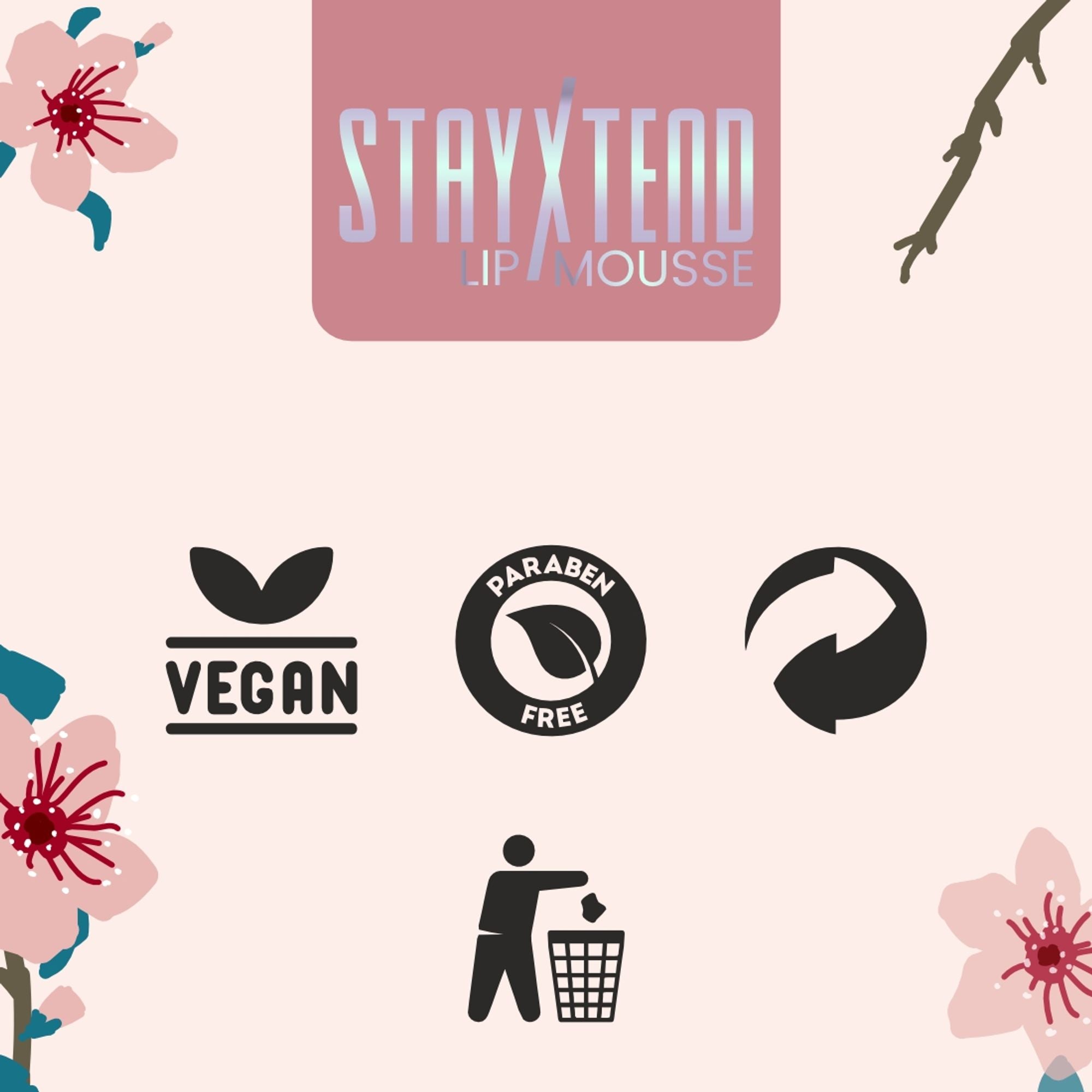 Matt Look Stayxtend Lip Mousse - Crazy Mauve