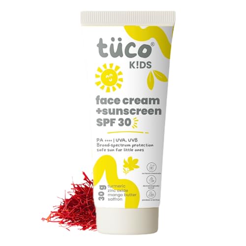 TuCo Intelligent Kids 2-in-1 Saffron Face Cream Plus Sunscreen For Sun Protection And Glow - Distacart