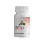 Thumbnail for Unived Plant Based D3+K2 -7 Vegan Capsules - Distacart