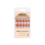 Thumbnail for shills professional reusable press on nails french oval spn714