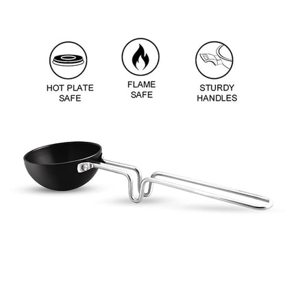 Brunchy Non-Stick Tadka Pan - Naturally Non-Stick Tempering Pan - Dista