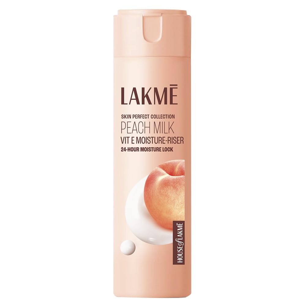 Lakme Peach Milk Moisturizer Body Lotion - Distacart