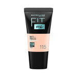 Thumbnail for Maybelline New York Fit Me Matte + Poreless Liquid Foundation Tube -115 Ivory (18 Ml) - Distacart
