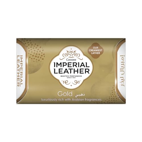 Cussons Imperial Leather Soap 125 g Gold bathing bar, rich creamy lather, long-lasting fragrance