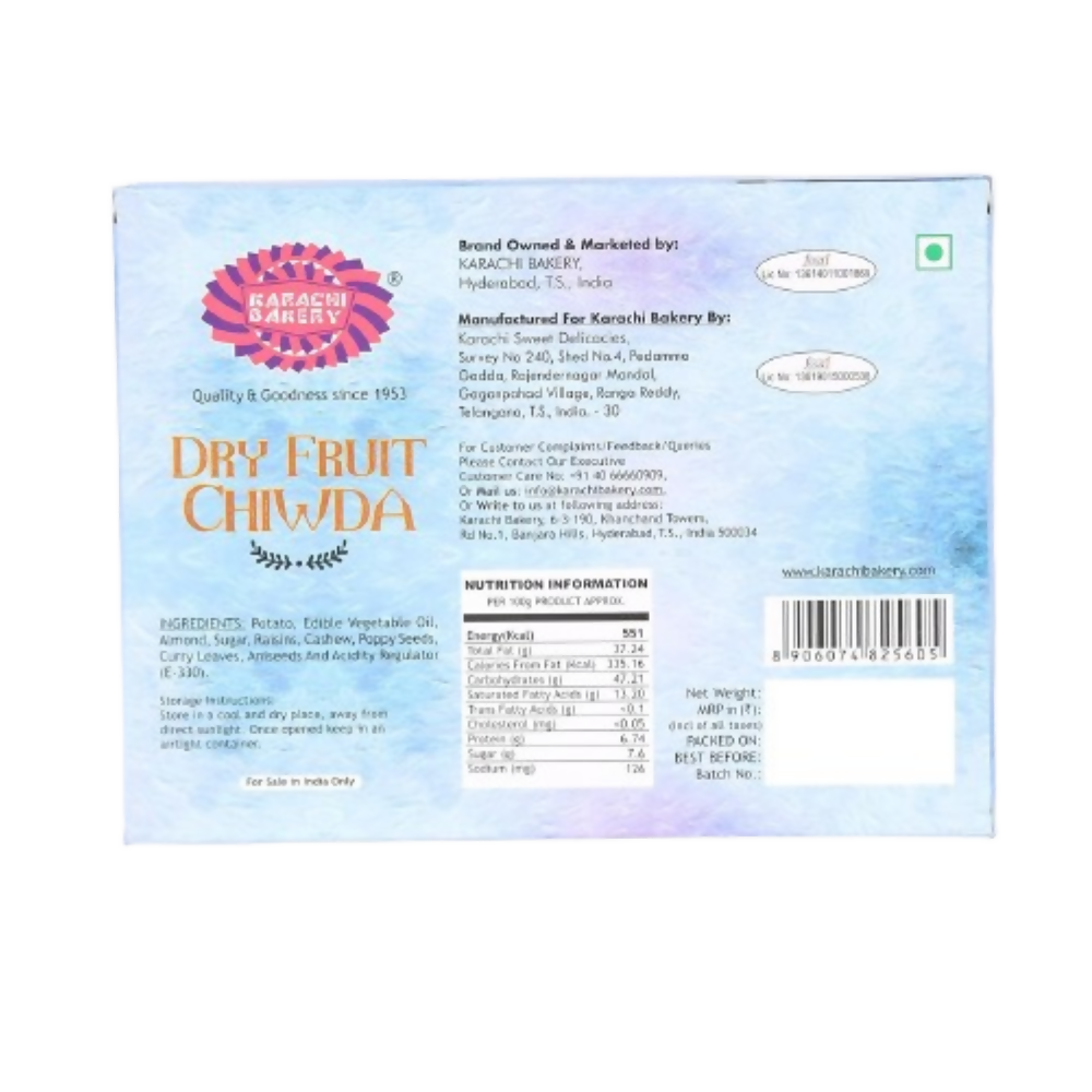 Karachi Bakery Dry Fruit Chiwda - Distacart
