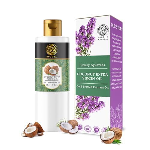 Buddha Natural Cold Pressed Virgin Coconut Oil - For Skin, Hair And Baby Care Hair Oil - Distacart