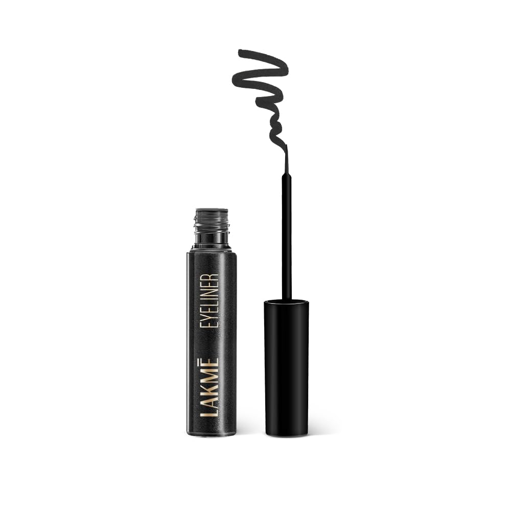 Lakme Absolute Shine Liquid Eye Liner, Black - Distacart