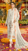 Anaita White & Peach Chiffon Suit with Embroidery & Sequence Work - Distacart