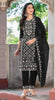 Anaita Black Chiffon Suit With Embroidered Sequence Work - Distacart