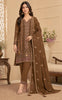 Anaita Brown Silk Semi Stitched Suit with Embroidery & Sequence Work - Dista