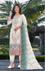 Anaita White & Blue Silk Suit with Embroidery & Sequence Work - Distacart
